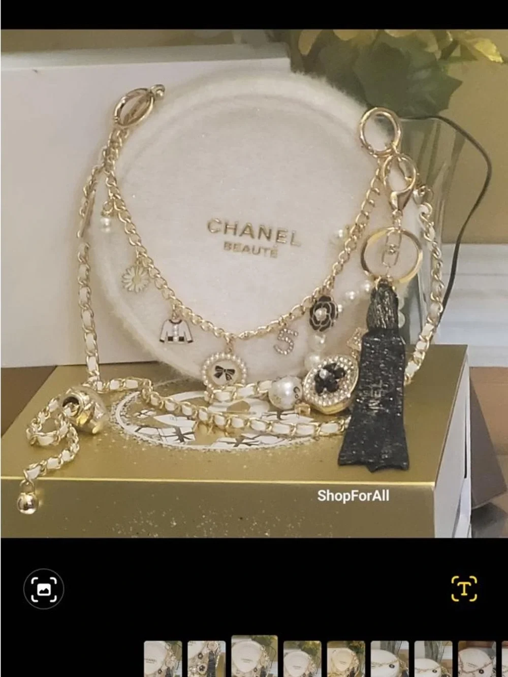 Chanel cosmetic bag pouch